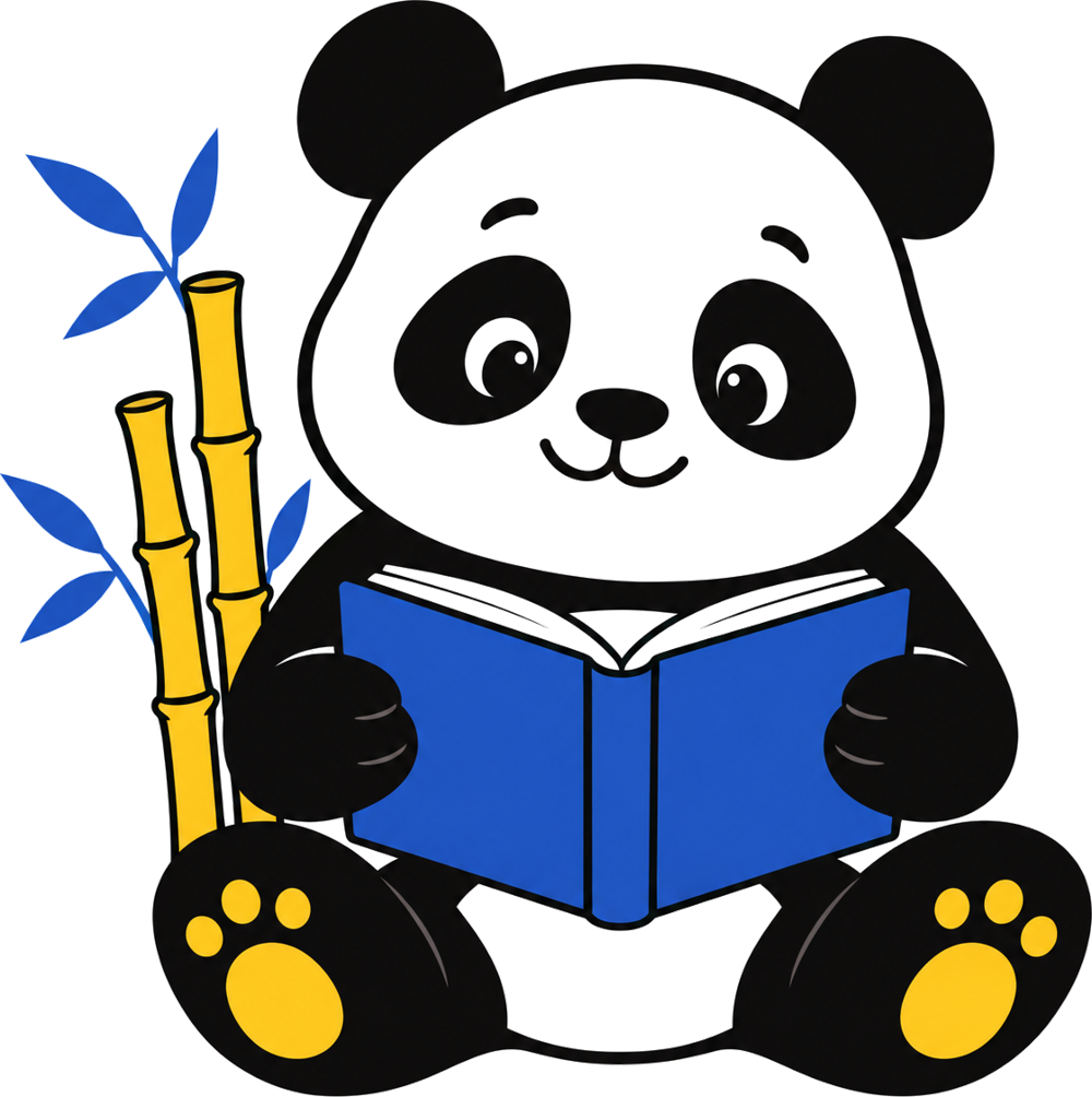 Clark Elementary panda mascot